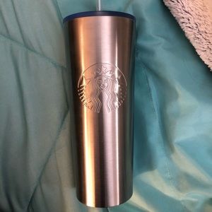 Starbucks silver cup